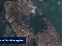 A China está construindo um grande navio de apoio para seu futuro grupo de batalha de porta-aviões Type 004?