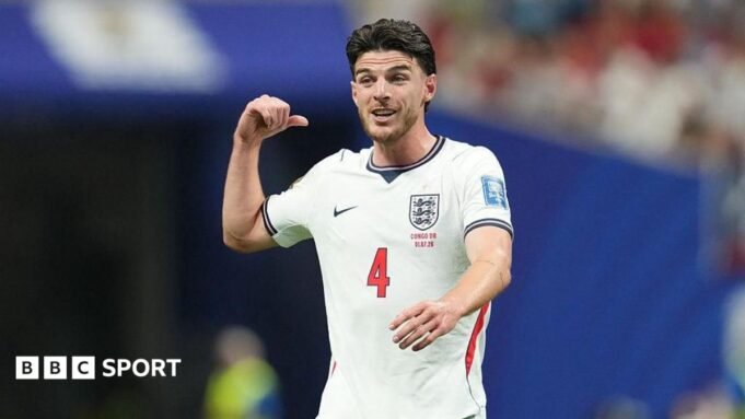 Copa do Mundo de 2026: Declan Rice pronto para jogar com dores contra o México Copa do Mundo de 2026: Declan Rice pronto para jogar com dores contra o México