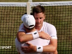 Resultados de Wimbledon 2026: Henry Patton da Grã-Bretanha e seu parceiro Harry Haliwara chegam à final de duplas masculinas