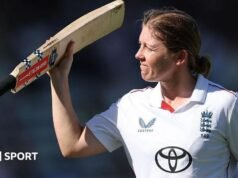 Inglaterra x Índia: Heather Knight e Tammy Beaumont caem barato enquanto os anfitriões sofrem uma pesada derrota