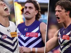 10 Fremantle Dockers produzindo os melhores anos de carreira de acordo com os pontos de classificação da AFL