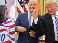 A intervenção de Trump é consistente com a história do organismo desportivo