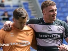 Asher O’Donnell: Segunda linha do Huddersfield Giants devido a uma lesão no tornozelo.