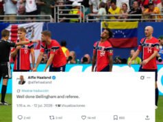 Alfie Haaland e o ‘dardo’ contra a arbitragem Noruega-Inglaterra