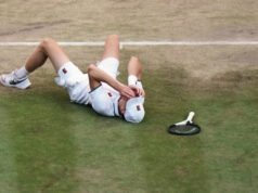 Senor fez 100 em Wimbledon para manter a coroa contra Zuriev