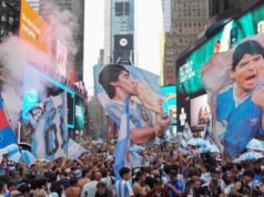 Foi uma bandeira significativa antes da final