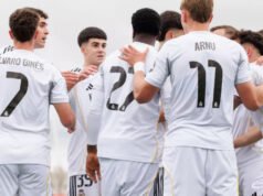 Real Madrid é 5º do Grupo C e Atlético Astorga é 1º