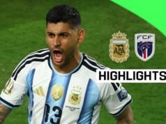 A Argentina venceu Cabo Verde em um thriller na prorrogação.