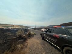 Haldane Fire no condado de Gilliam diz aos evacuados do nível 3 para “irem agora”.