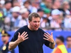 Julian Nagelsmann deixa o cargo de técnico da seleção alemã.