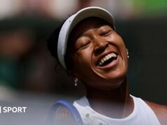 Resultados de Wimbledon 2026: Naomi Osaka venceu Daria Kasatkina para chegar à quarta rodada pela primeira vez