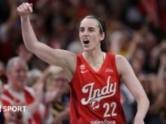 Caitlin Clark fez história na WNBA quando o Indiana Fever derrotou o Seattle Storm.