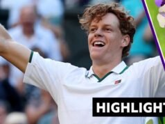 Sinner derrotou Xavierio em um thriller para conquistar o título de Wimbledon.