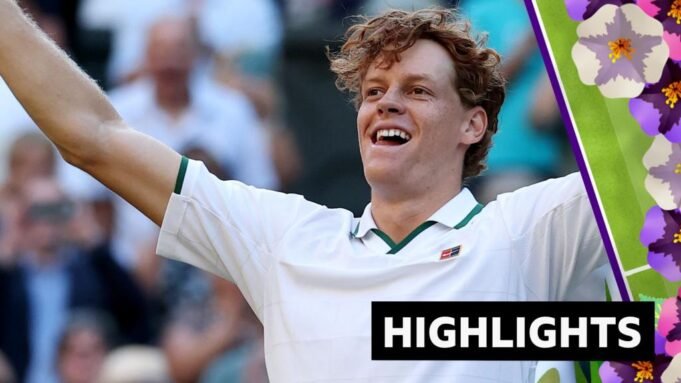 Sinner derrotou Xavierio em um thriller para conquistar o título de Wimbledon.