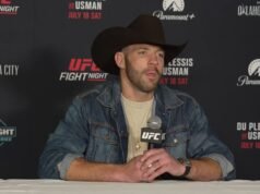 Aprovação de uma estrela do UFC com disputa pelo título