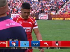 Joey reconheceu as primeiras chances de lesão dos Dolphins