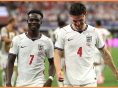 Bukayo Saka marca o terceiro da Inglaterra e a França entra em colapso defensivamente