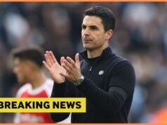 Movimento ocular do Arsenal para Christian Kofane