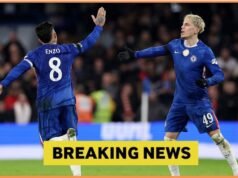 O extremo do Chelsea, Alejandro Garnacho, é alvo do Napoli