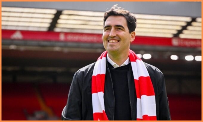 Andoni Iraola no gol do Liverpool Andoni Iraola no gol do Liverpool