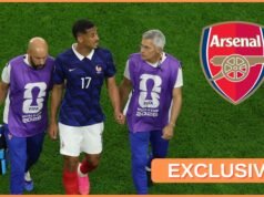 Arsenal de olho na transferência de Konsa em meio a lesão de Saliba