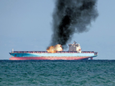 Ataque a um navio cargueiro na costa do Mar Vermelho do Iêmen; Investigação do UKMTO