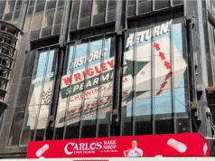 Construção na Times Square revela relíquias escondidas de 25 anos atrás