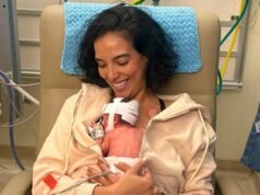 Danielle Oliveira na cidade compartilha primeira foto do filho bebê