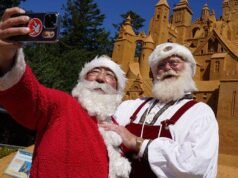 A Dinamarca sedia o Congresso Mundial do Papai Noel enquanto a Europa esquenta em julho.