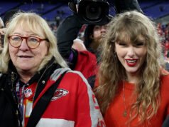 Donna Kelce quebra o silêncio sobre o casamento de Taylor Swift e Travis Kelce