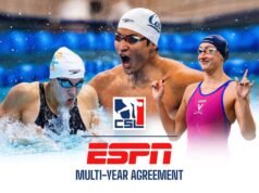 College Swimming League anuncia acordo de TV com ESPN
