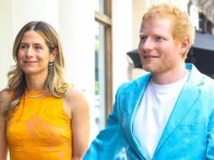 Ed Sheeran e sua esposa Cherry Seaborn comparecem ao casamento de Taylor Swift, primeiro encontro em 11 anos, na festa de 4 de julho