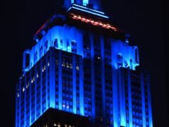 O Empire State Building azul claro para o casamento de Taylor Swift e Travis Kelce
