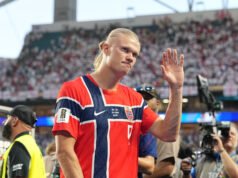A jornada de Erling Haaland termina de forma chocante contra a Inglaterra