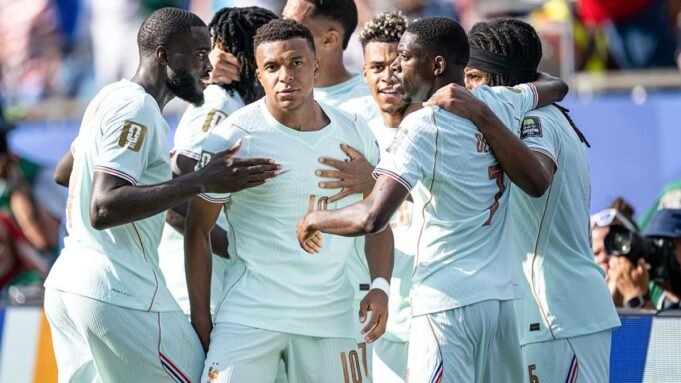 Mbappe e Dembele marcam na vitória da França sobre o Marrocos e chega às semifinais da Copa do Mundo | Notícias da Copa do Mundo de 2026 Mbappe e Dembele marcam na vitória da França sobre o Marrocos e chega às semifinais da Copa do Mundo | Notícias da Copa do Mundo de 2026