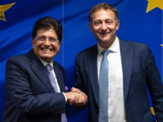 Os laços Índia-UE se fortalecem enquanto Piyush Goyal discute comércio