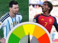 Lionel Messi desapareceu quando Nico Williams saiu do banco para dar a vitória à Espanha