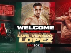 Luis Alberto Lopez, ex-campeão peso pena, assina com a ProBoxTV.