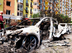Rússia bombardeia Kyiv com um grande ataque com mísseis balísticos