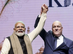 O primeiro-ministro Modi destaca os valores maori e indianos compartilhados durante seu discurso à diáspora em Auckland