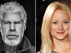 Ron Perlman e Teri Polo no set de Lies We Follow