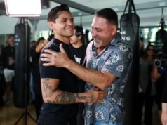 Ryan Garcia quer que Oscar De La Hoya acabe com a destruição ao seu redor.