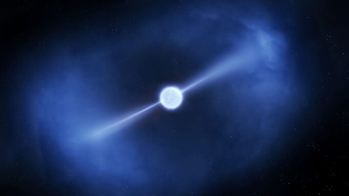 Astrônomos descobrem sinais de rádio do raro ‘pulsar de olho azul’ após décadas de silêncio