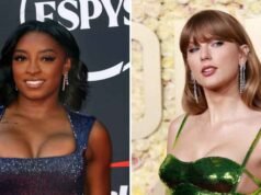 Simone Biles recebe calorosamente o convite de casamento de Taylor Swift
