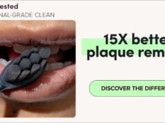 Esta escova de dentes elétrica remove 15 vezes mais placa bacteriana do que uma escova de dentes manual