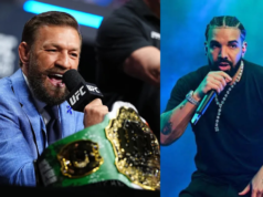 Drake fez uma grande aposta de US$ 1 milhão em Conor McGregor antes do UFC 329