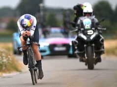 Zoe Bäckstedt venceu o segundo contra-relógio da semana na Etapa 3a e é a líder geral do Baloise Ladies Tour.