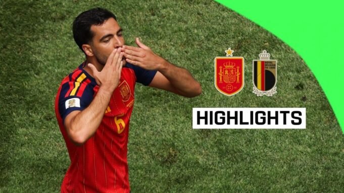 A Espanha chegou às meias-finais à custa da Bélgica, após o triunfo tardio de Merino.
