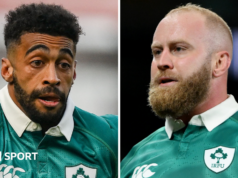 Nova Zelândia x Irlanda: Rob Balcon e Jeremy Lowman estão em forma.