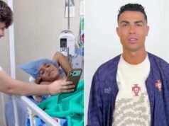 Uma criança venezuelana de 10 anos, vítima do terremoto, pediu adesivos de Cristiano Ronaldo depois de perder a perna – e conseguiu mais